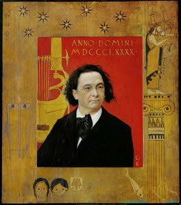 Joseph Pembauer, pianist og klaverlærer af Gustav Klimt