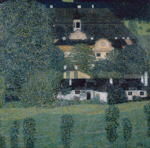 Kammerslottet ved Attersee II af Gustav Klimt