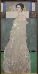 Margaret Stonborough Wittgenstein. Maleri af Gustav Klimt (1862-1918), Olie på lærred 1905. Østrigsk kunst, begyndelsen af det 20. århundrede, symbolik. Neue Pinakothek, München (Tyskland). af Gustav Klimt