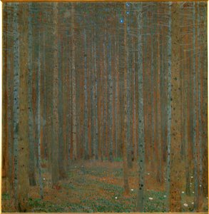 Pineforest af Gustav Klimt