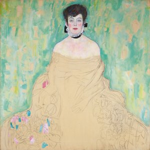 Portræt af Amalie Zuckerkandl, 1916-1918. af Gustav Klimt