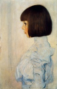 Portræt af Helene Klimt, 1898 af Gustav Klimt
