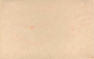 liggende kvinde af Gustav Klimt
