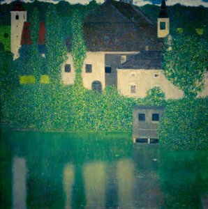 Schloss Kammer am Attersee I af Gustav Klimt