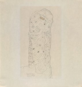 Stående par elskere af Gustav Klimt