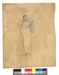 Stehende Frauengestalt af Gustav Klimt