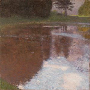 Stiller Weiher (Egelsee ved Golling, Salzburg) af Gustav Klimt