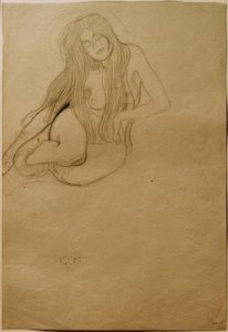 Studer for begær i Beethoven-frisen af Gustav Klimt