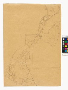 Studie zum Bildnis Fritza Riedler af Gustav Klimt