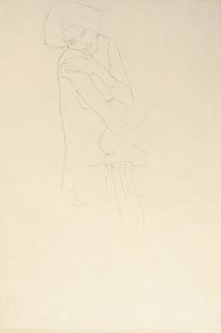 Studie for Adele Bloch-Bauer II, 1911 af Gustav Klimt