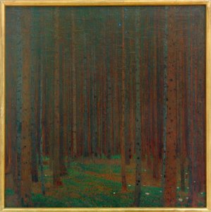 Tannenwald I af Gustav Klimt