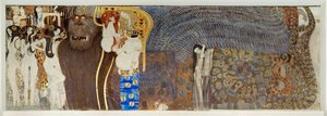 "Beethoven-frisen", detalje af Gustav Klimt
