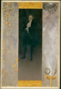 Skuespilleren Josef Lewinsky som Carlos i Goethes "Clavigo" af Gustav Klimt