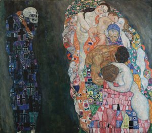 »Død og liv« af Gustav Klimt