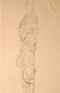 Kvinde i en kimono af Gustav Klimt