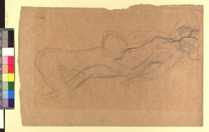 Zwei Frauenakte af Gustav Klimt