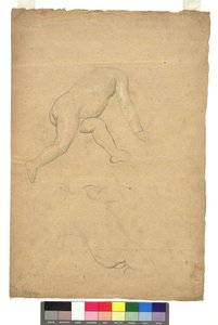 Zwei Studien zu nackten Kinderkörpern af Gustav Klimt