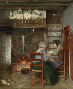Interieurszene af Gustav Köhler