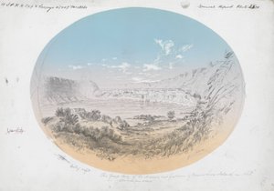 Great Falls af Missouri-floden af Gustav Sohon