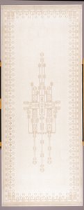 Gardinpanel, ca.1908 (bomuld og hør) af Gustav Stickley
