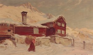 Fra Sandbu Farm (olie på lærred)
