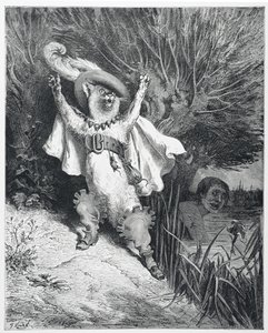 bestøvlede kat af Gustave (after) Dore