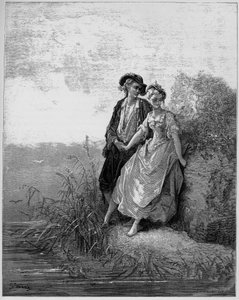Tircis et Amarante - Tircis og Amaranth - (Hyrden og hyrdinden) - fra 