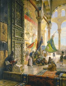 Forpladsen til Umayyad-moskeen, Damaskus, 1890