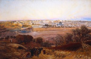 Jerusalem fra Oliebjerget, 1902