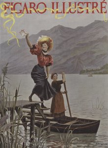 Ved Lac du Bourget. Forside af Le Figaro Illustre, september 1895