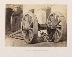 Gustave Brion - Døren til Thénardier-kroen af Gustave Brion