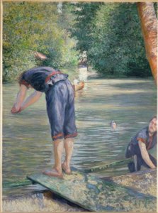 Badende af Gustave Caillebotte
