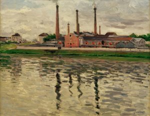 Fabrikker i Argenteuil af Gustave Caillebotte