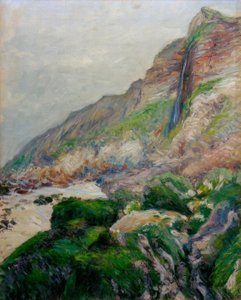 Klippe i Normandiet af Gustave Caillebotte