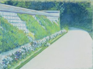 Grøntsagshavemuren, Yerres af Gustave Caillebotte