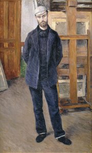 Portræt af Pierre Rabot, fuld længde; Portræt af Pierre Rabot; og Pied, 1893 af Gustave Caillebotte