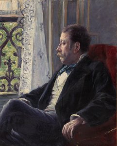Portræt af en mand af Gustave Caillebotte