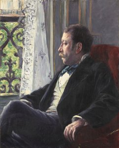 Portræt af en mand af Gustave Caillebotte