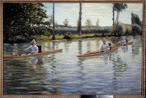 The perissoires. Painting by Gustave Caillebottedani af Gustave Caillebotte