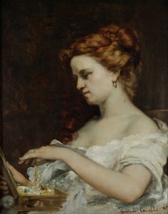 En kvinde med smykker, 1867