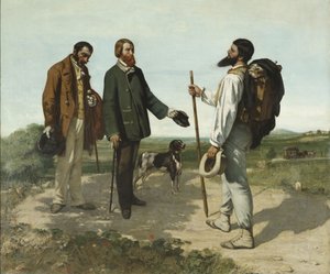 Hej, hr. Courbet af Gustave Courbet