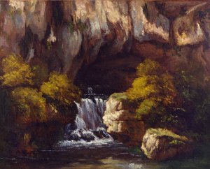 Hulen ved Loue af Gustave Courbet