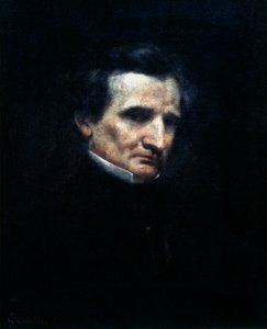 Hector Berlioz, fransk romantisk komponist, 1850 af Gustave Courbet