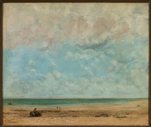 Kystlandskab af Gustave Courbet