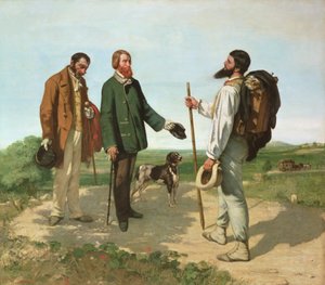 Mødet, eller Hej Monsieur Courbet af Gustave Courbet