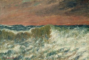 Bølgen af Gustave Courbet