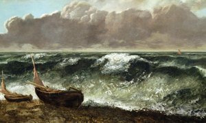 Le Vague, ca. 1869/70 (olie på lærred) af Gustave Courbet