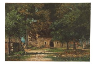 Moder Toutains have i Honfleur, c.1859-61 af Gustave Courbet