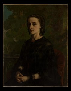 Fru Frederic Breyer (Fanny Hélène Van Bruyssel, 1830–1894) af Gustave Courbet