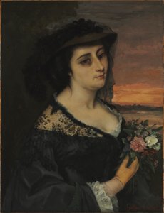Fru L... (Laure Borreau) af Gustave Courbet